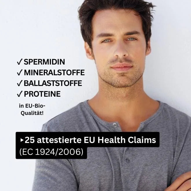 Bio Spermidin plus Superfood-Antioxidantien-Beauty+Power Pulver-Inhaltsstoffe in EU-Bio-Qualität_Autophagie-von Biotastics Bio Nahrungsergaenzung